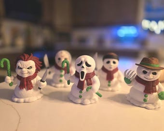Decoración navideña de terror