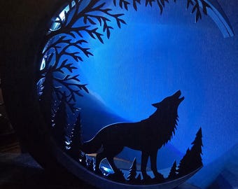 Luz inspirada en la luna