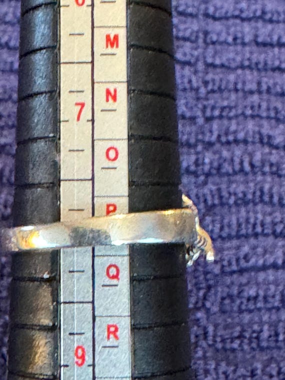 Silver ring with rose design 925 silver - image 3