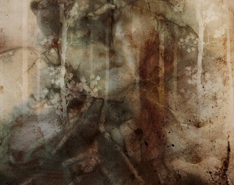Gaia Fine Art Print: Spring Goddess Illustration, Greek Mythology, Mother Earth