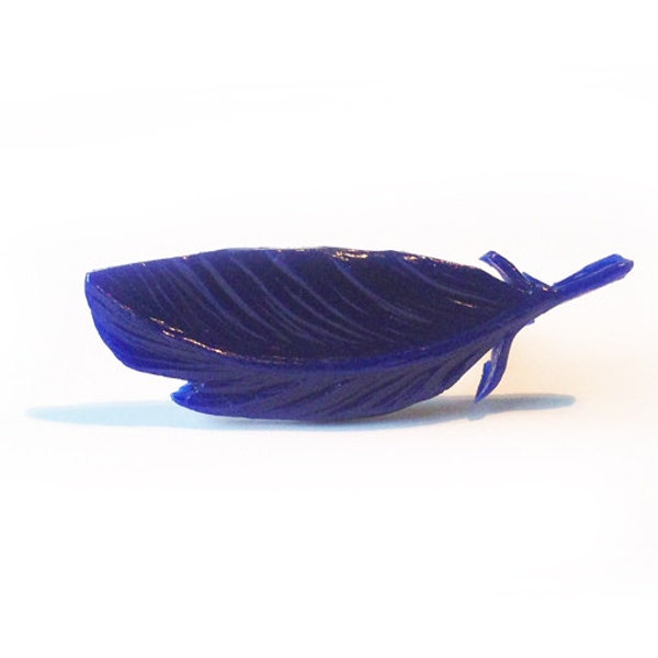 Harvest Moon Ring - Blue Feather, Gamer, Video Game, Engagement, Gift