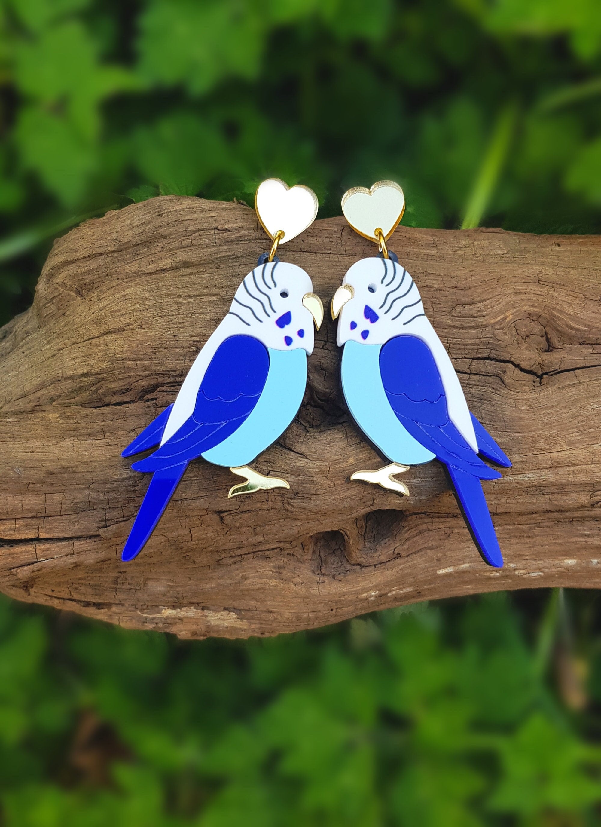 Parakeet earrings clearance