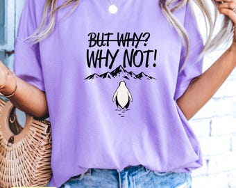 Comfort Colors Penguin Meme Shirt, Existential Humor Tee