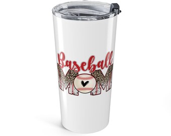 Baseball Mom Stainless Steel Tumbler, 20oz