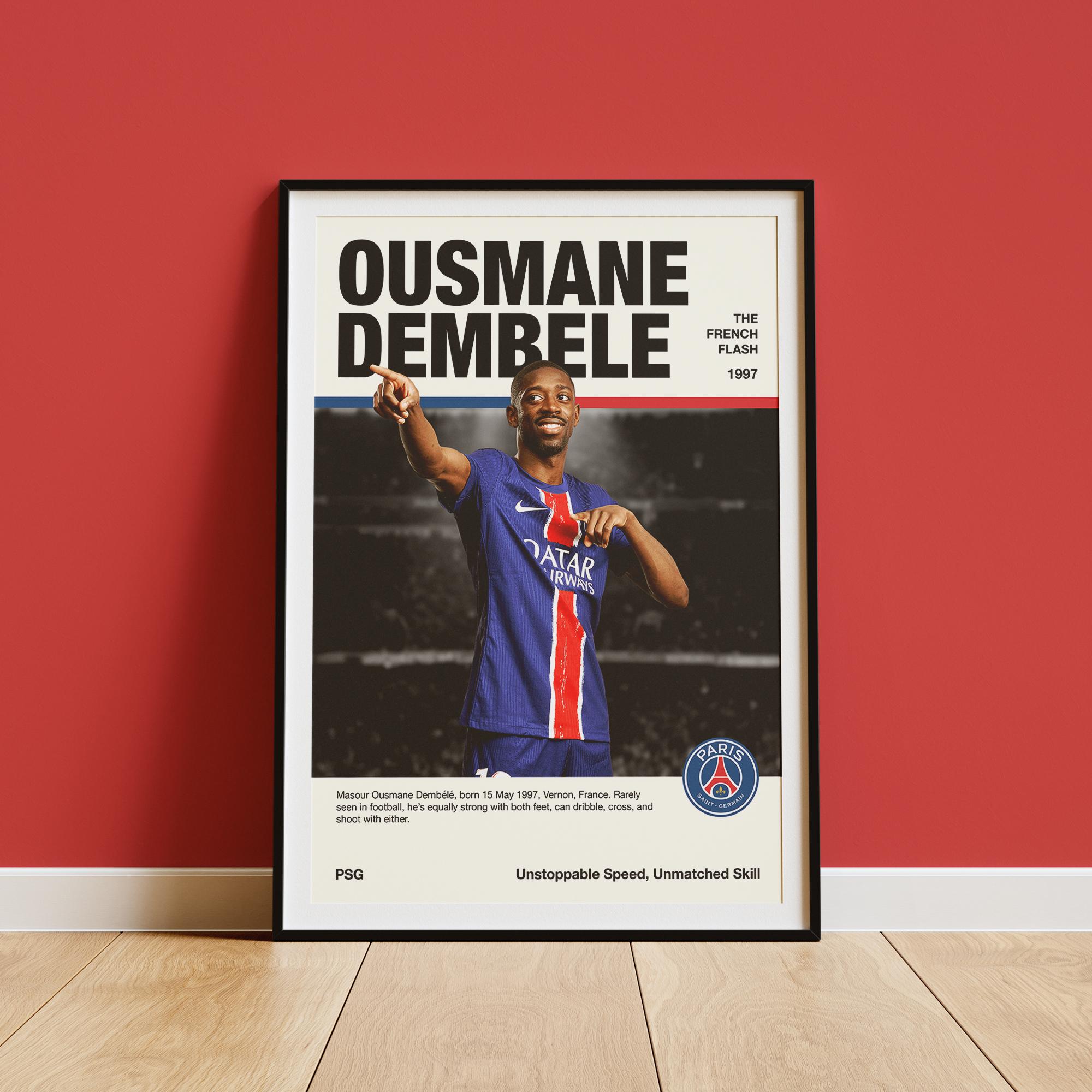 Flocage Dembélé #10 – Maillot Paris Third 2025/2026, Neuf Sans Boîte