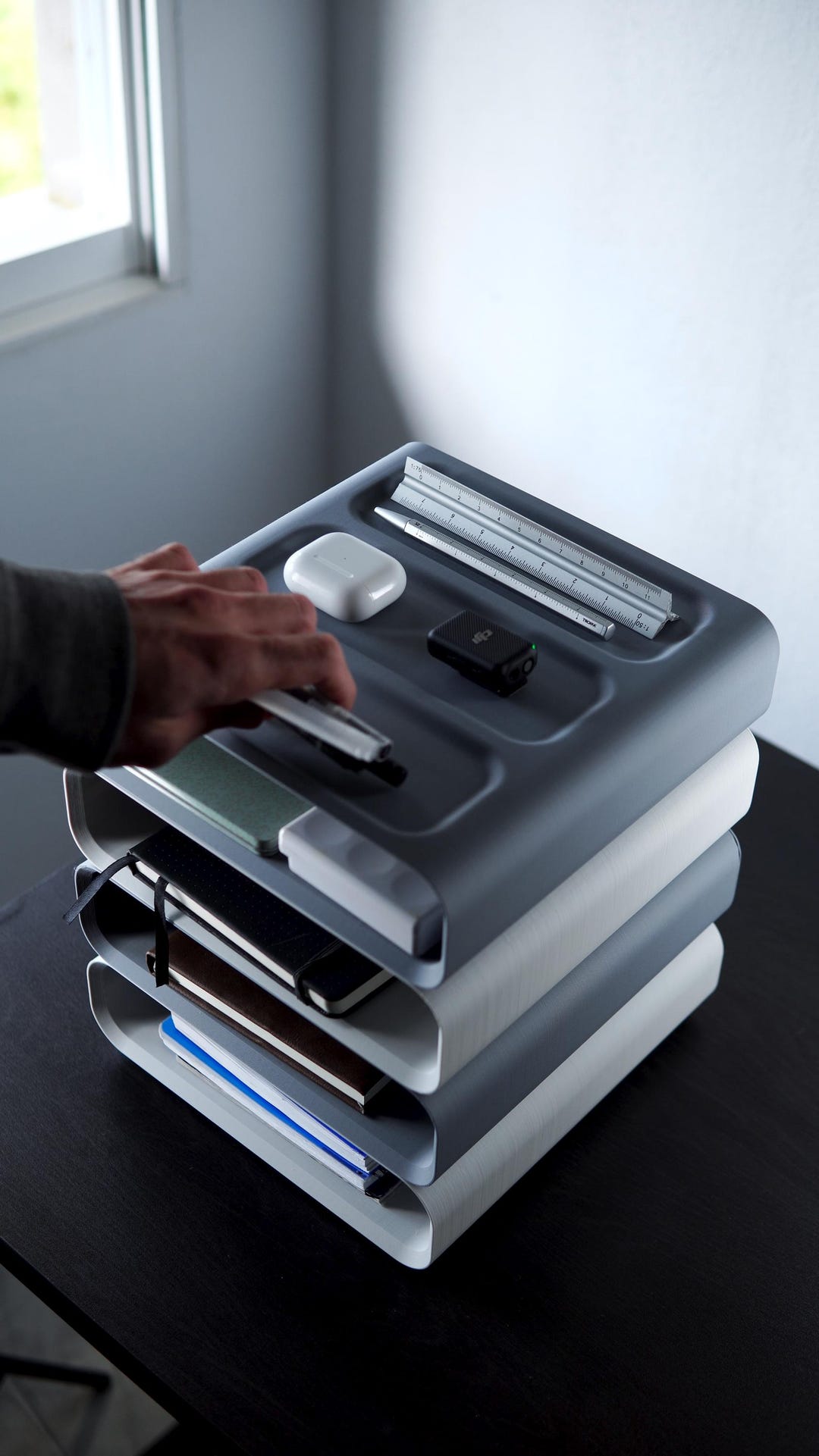 Minimalist Stackable 3D Printed Storage Tray – Desk Organizer – MIRA ...