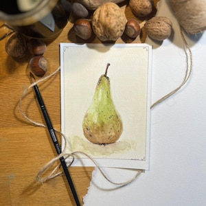 Originale Aquarellpostkarte – Handgefertigte botanische Illustration | Naturkunst | Einzigartiges Aquarell | L’Atelier d’Eneau