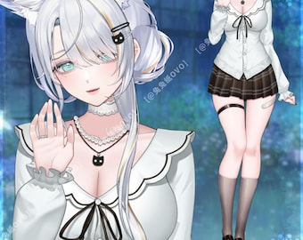 Sweet Daily VTuber Outfit | Live2D Clothing Asset | Dynamic VTS Accessory