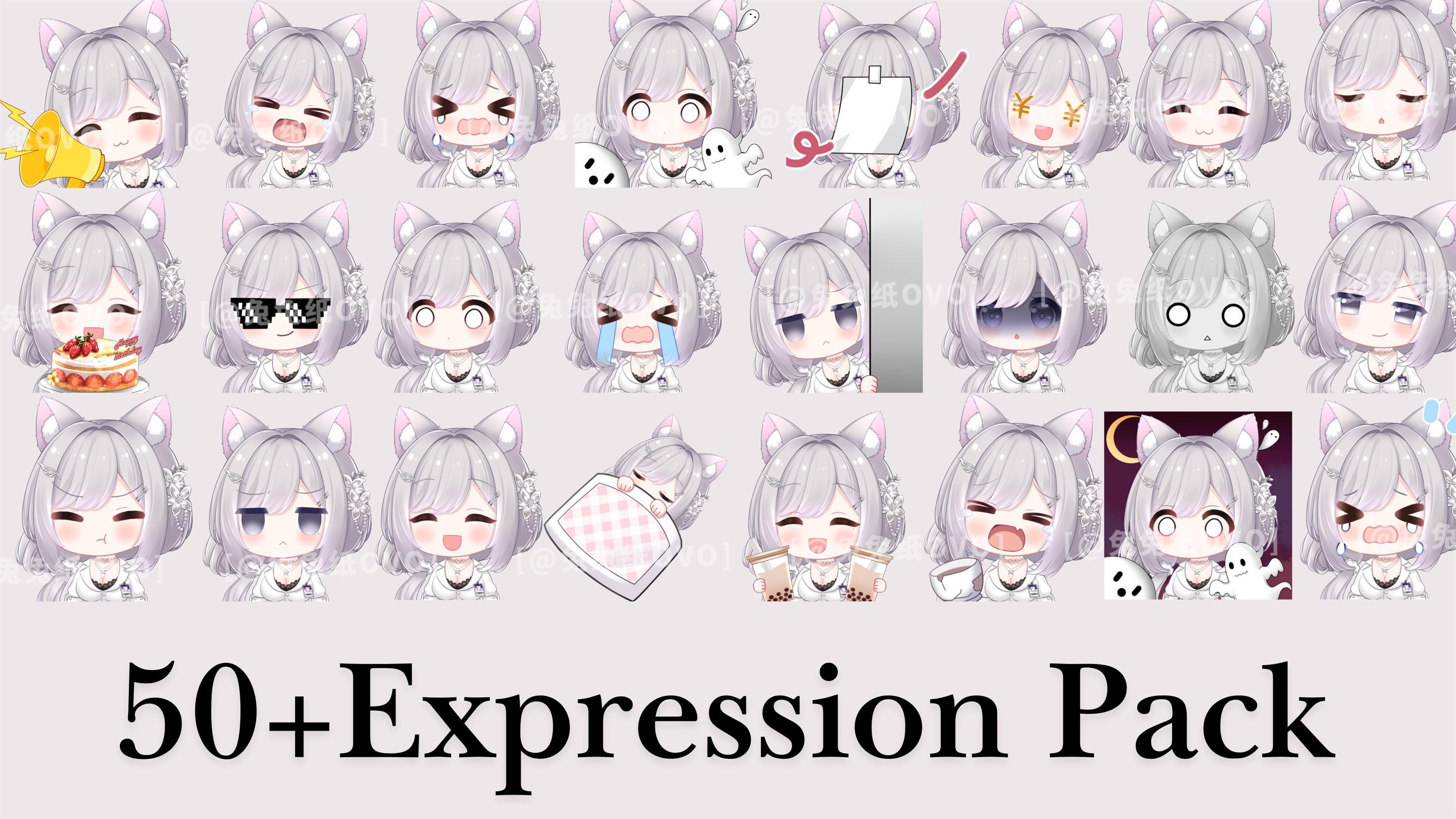 Lucia Live2d Model | Manager-style Vtuber Character | 30+ Toggle ...