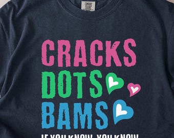 Cracks Dots Bams Mahjong Shirt for Women | Funny Mahjong Player Tee | Comfort Colors 1717 | If You Know You Know Gift