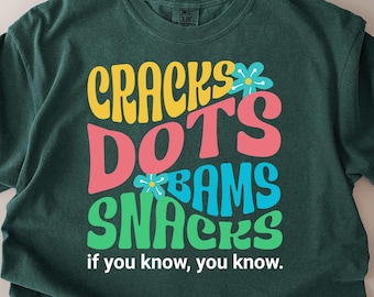 Cracks Dots Bams Collations | Cadeau drôle de t-shirt de mah-jong si vous connaissez le mah-jong