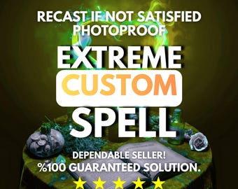 Strong CUSTOM Spell - Manifest What You Desire, Powerful Custom Same Day Spell Casting, Personalized Specifically For You