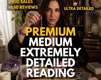 Same Hour Extra Deep Psychic Reading | Echte Mittlere Einblicke | Liebe, Beruf, Zukunft, Schicksal, Lebenszweck Detaillierte Lektüre, genaue Lektüre