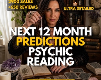 Psychische Lesung der nächsten 12 Monate zur gleichen Stunde, genaue Tarot-Lesung Zukunft, psychische Zukunftsvorhersage, spirituelle Anleitung