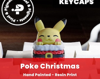 Teclas - Christmas Little Bolt - Pintadas a mano