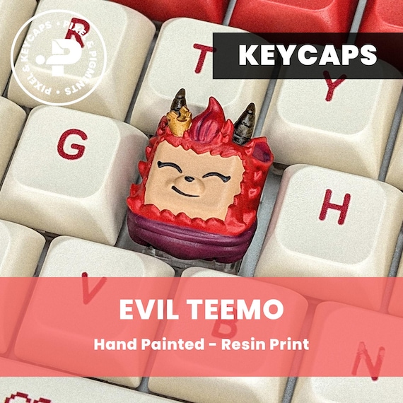 Keycaps - Teemo Lol - Hand-painted - Etsy