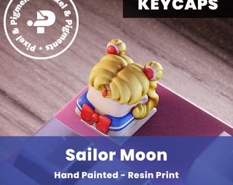 Teclas - Moon Guardian - Pintadas a mano