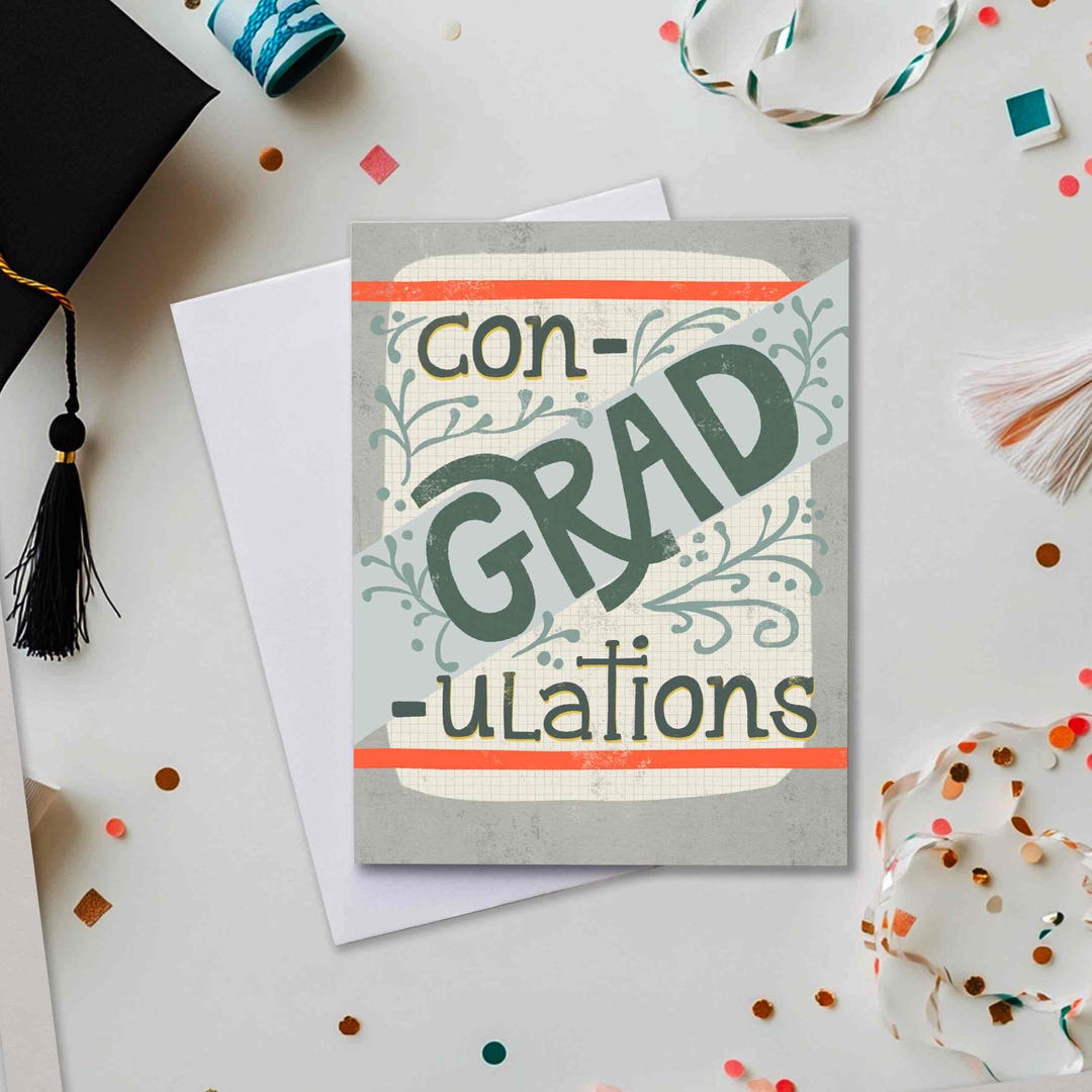 Graduation Card Congratulations Graduate Greeting Card for Grad Class ...