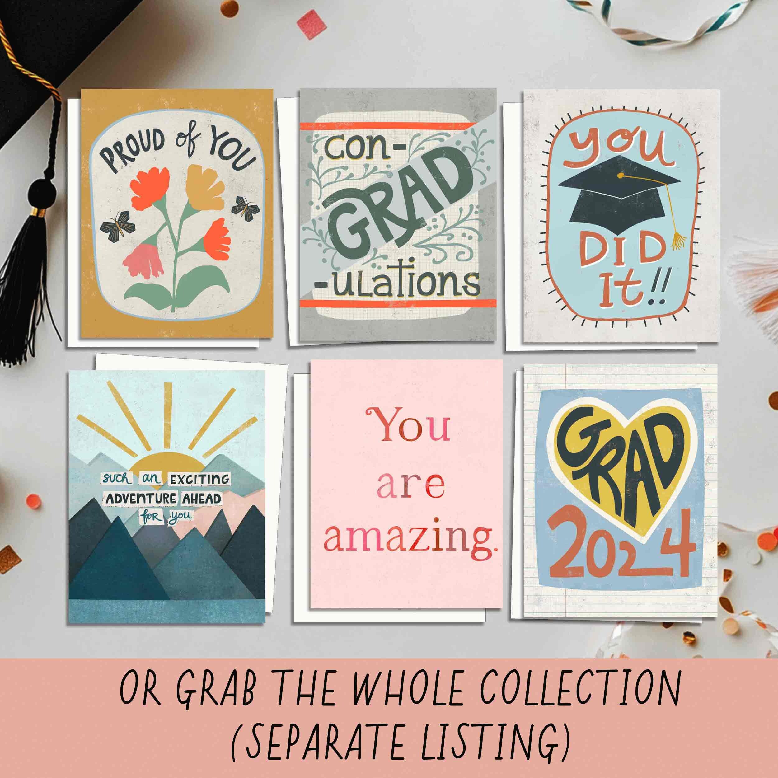 Graduation Card Congratulations Graduate Greeting Card for Grad Class ...