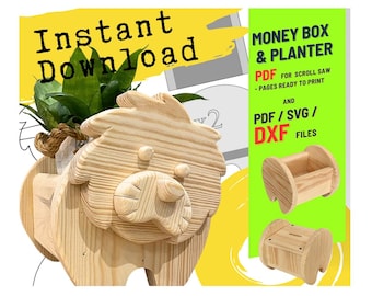 Woodworking Lion no.1  Design for Unique Home & Garden Decoration | PDF | SVG | DXF | Scroll Saw
