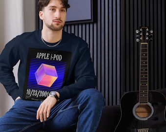 Retro MP3 ad - Unisex eco sweatshirt