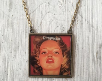 Dirty Vegas Album Necklace, Days Go By, House Album Cover Art Pendant, Music lover Gift