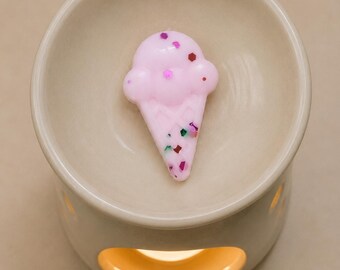 Ice Cream Shape Wax Melts | Hand-Poured Soy coconut vanilla fruity Home Fragrance
