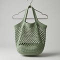 Beginner Crochet Market Bag Pattern PDF | French Mesh Grocery Tote Design | Eco Friendly Reusable Shopping Bag Tutorial | Digital Download