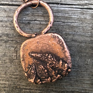Copper Electroformed Fern Necklace image 3