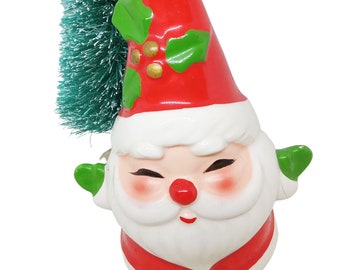 Vintage Santa Bell, Kitschy Santa, Mid Century Santa, Joseph Originals Santa Bell