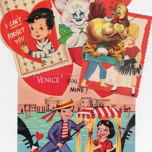 Craft Lot of Vintage Valentine&#39;s, Valentine Ephemera Lot 11