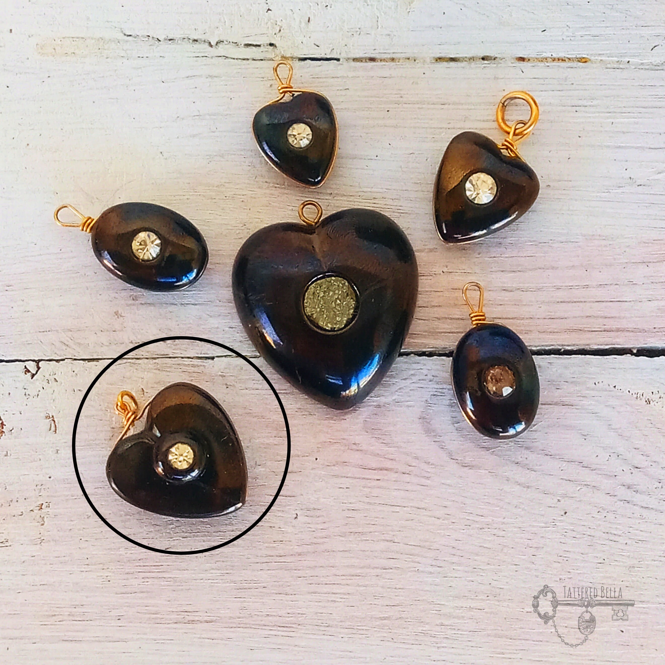 Whitby Jet Charm - Etsy