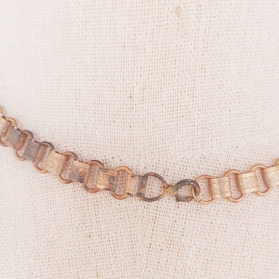 Miriam Haskell Book Chain Crystal Glass Drop Bead… - image 3