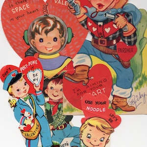 Craft Lot of Vintage Valentine&#39;s, Valentine Ephemera Lot 7