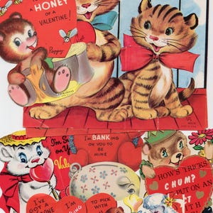 Craft Lot of Vintage Valentine&#39;s, Valentine Ephemera Lot 2