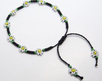 Beaded Daisy Chain Bracelet