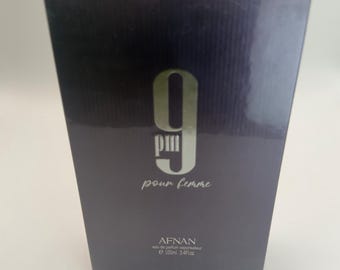 Afnan 9PM Pour Femme 100 ml / Perfume de vainilla dulce y cálida para mujer / Larga duración / Nuevo y sellado