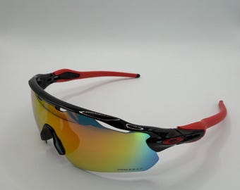 Oakley  Radar Ev Path Red Polarized lenses Red/Black frame sunglasses