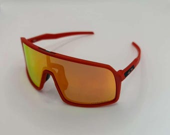 O Sutro Prizm indrium Red lenses Red frame sunglasses