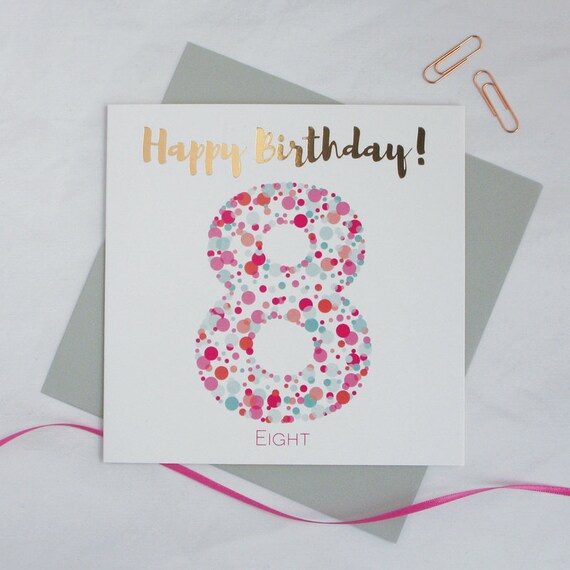 8 Year Old Card - Foil 8 Year Old Card - Foil
