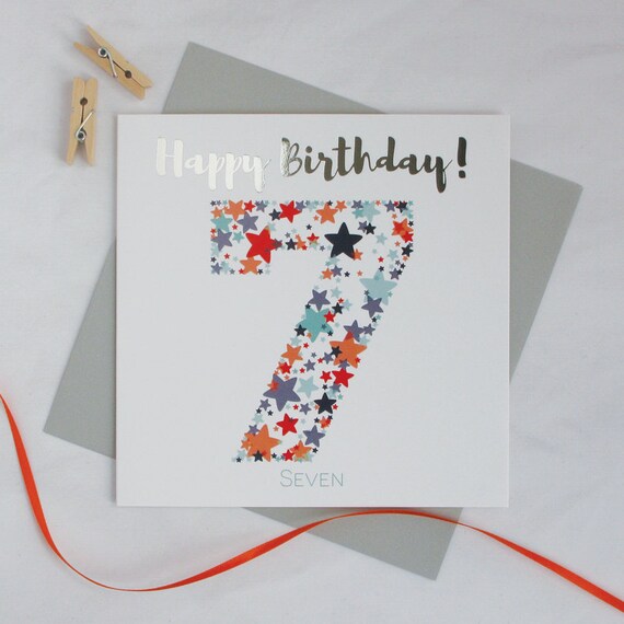 7 Year Old Card - Foil 7 Year Old Card - Foil