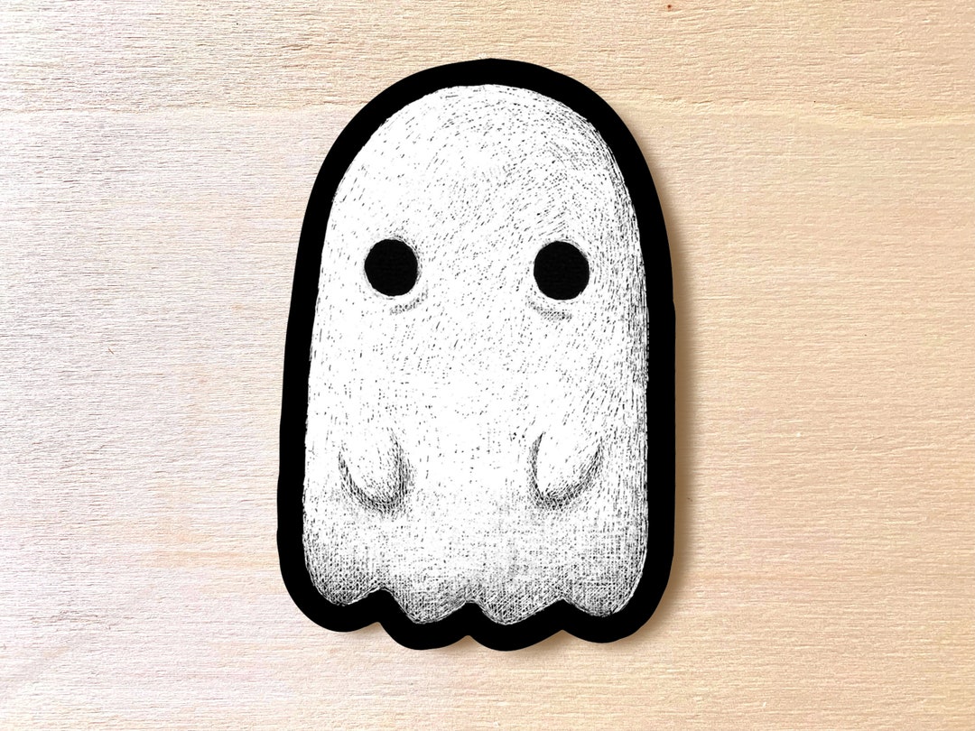 Shadow Ghost Sticker Ghost Sticker - Etsy