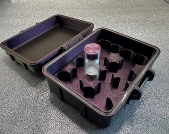 20 Count Vial Storage Box for 3mL Vials – Starry Pattern