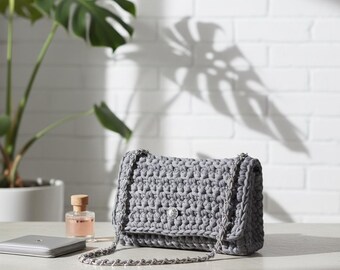 Crocheted Clutch Bag
