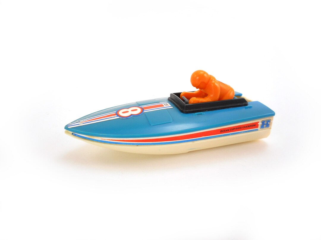 Tomy Mighty Motor Boat Toy missing Wind up Motor 1978 Etsy
