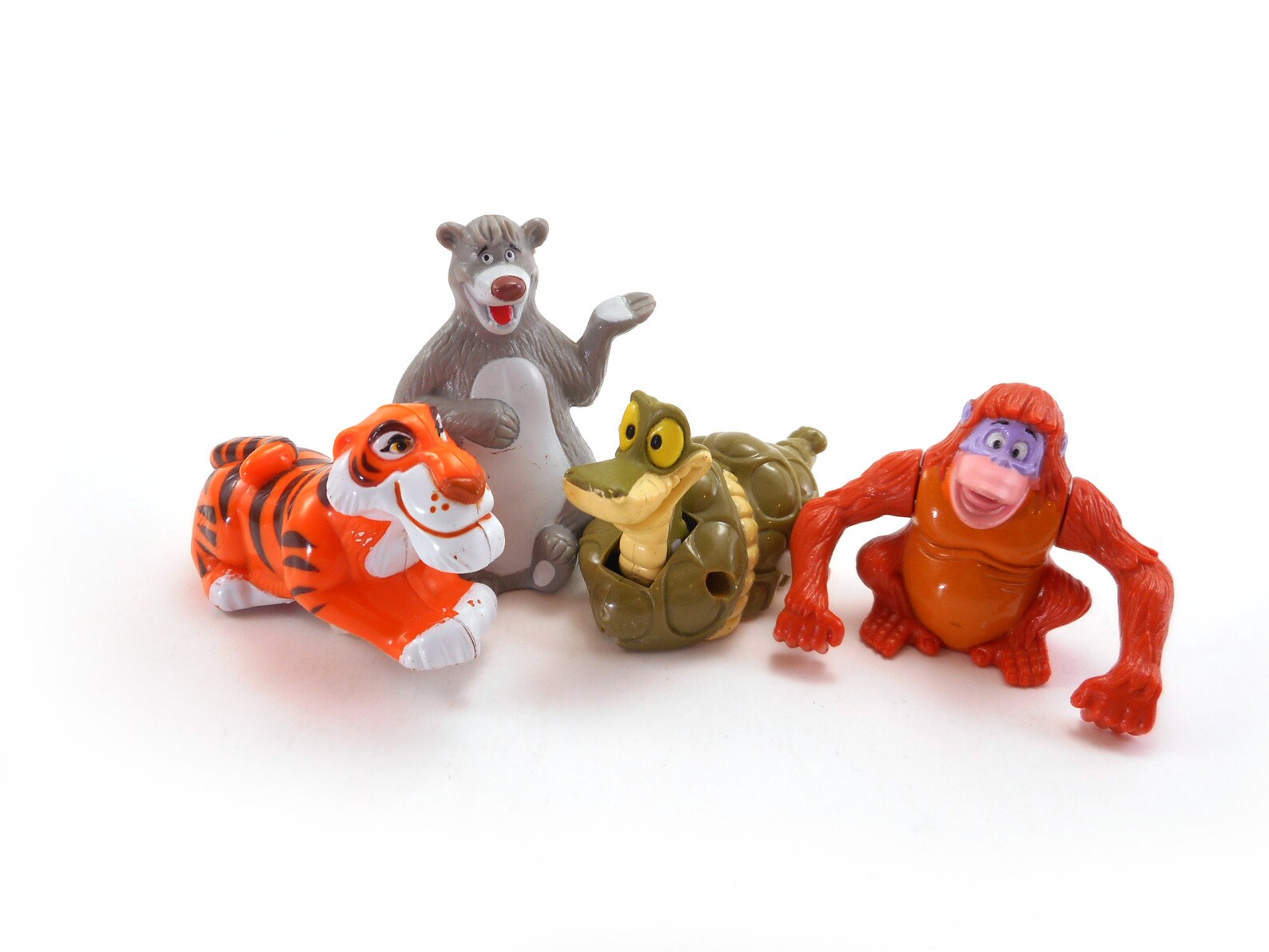 Vintage Jungle Book Happy Meal Wind Up Toys Set of 4 1990 Etsy
