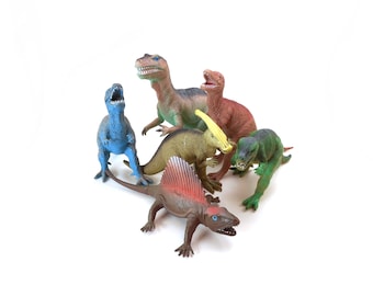 Vintage Toy Dinosaur Lot of 6