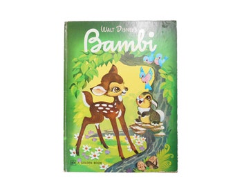 Walt Disney's Bambi Hardcover Book 1979 A Golden Book
