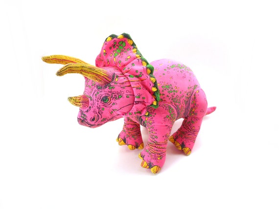 pink stuffed dinosaur