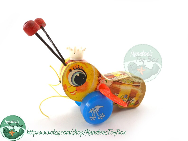 fisher price buzzy bee pull toy